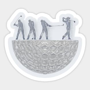 Swing Golf Sticker